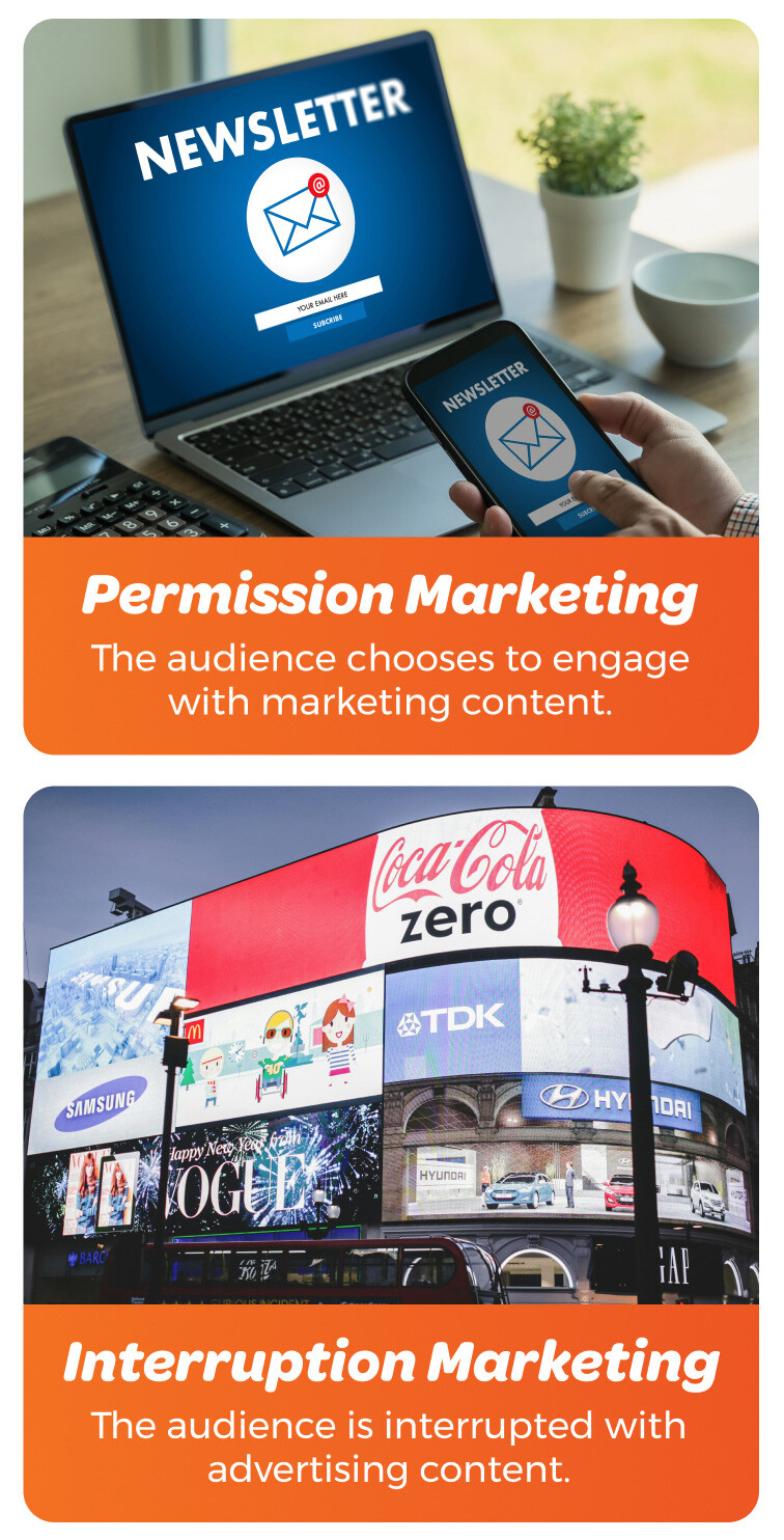 Permission vs. interruption marketing