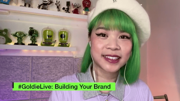 Goldie Chan streaming on LinkedIn Live