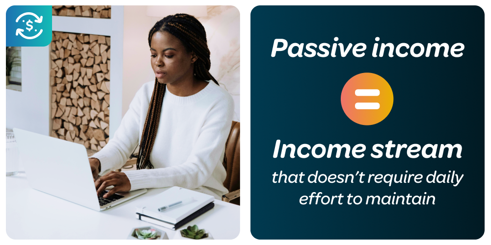 Passive income graphic